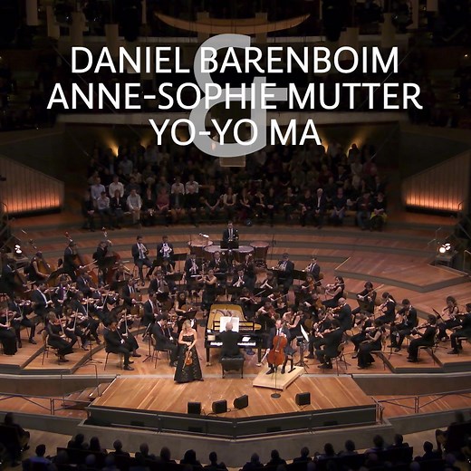 77K views · 634 reactions | Anne-Sophie Mutter, Yo-Yo Ma & Daniel Barenboim, three of today’s most renowned classical artists and Beethoven interpreters, celebrate the 250th anniversary of Beethoven’s birth with a recording of the Triple Concerto. Join us for this special recording this week on DG Stage! | Deutsche Grammophon - DG | Facebook