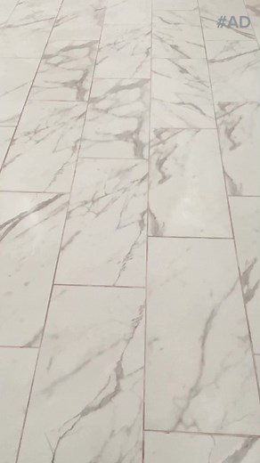 #ad Kitchen Remodel with STAINMASTER Porcelain Tile from @Lowes. I choice the Calacatta Silver finish. I think that it will match the final kitchen design perfectly! It’s also stain resistant, durable and easy to clean. 10/10 Highly Recommend! #stainmaster #mapei #LowesProPartner #FoundItAtLowes #construction #homeimprovement