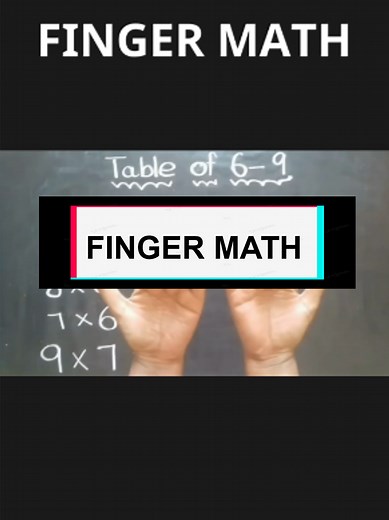 Finger math tiếp #hocgioitoan #mathtrick #tipsandtricks #fyp #toanhoc #50thuthuattoan