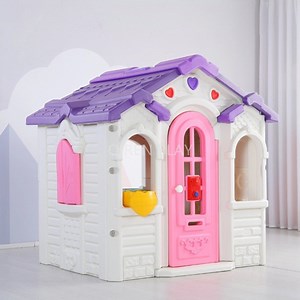 [Hot Item] Plastic Play House Indoor Outdoor Playground Playhouse Roleplay Amusement Park Game House