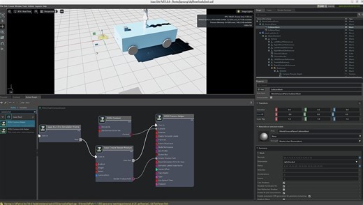 ROS2 Camera Helper publishes perspective view, not robot camera