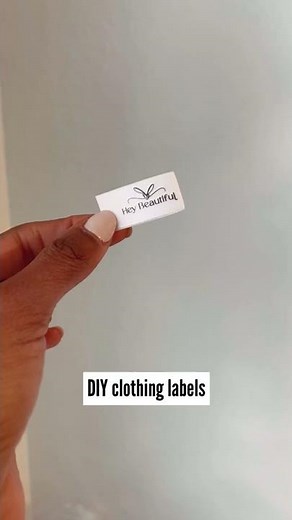 DIY Clothing Labels | Handmade business hacks