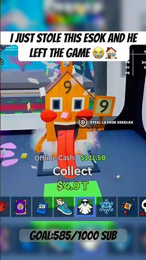 Why you leaving the game bro😂#fortnite #stealabrainrot