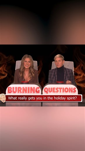 Jennifer Aniston answers my #BurningQuestions 🤣 ️‍🔥 | Ellen DeGeneres