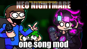 FNF: Neo Nightmare (Neonight vs DnB) Mod for Friday Night Funkin' | FNF Mods