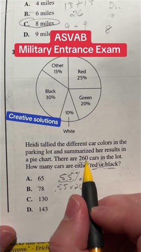 ASVAB Math Arithmetic Reasoning Solutions 30