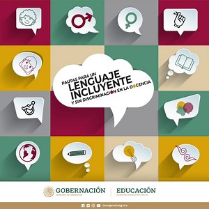 Lo que quieres saber sobre el lenguaje incluyente lo encontrarás en el curso "Pautas para un lenguaje incluyente y sin discriminación en la docencia". Inscripciones abiertas hasta el 19 de noviembre. Todos los detalles aquí: https://bit.ly/3lF7adW | CONAPRED