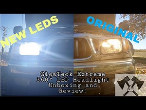 GlowTeck Extreme 360 LED Headlight Unboxing and Installation!