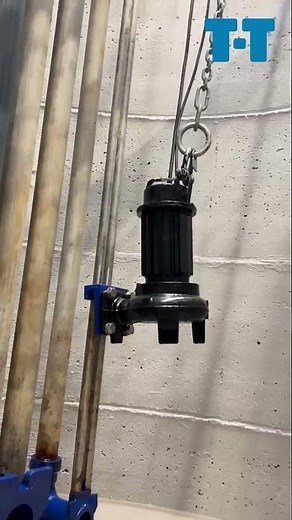 Pump Installation Using the T-T Guide Rail & Auto Coupling Set