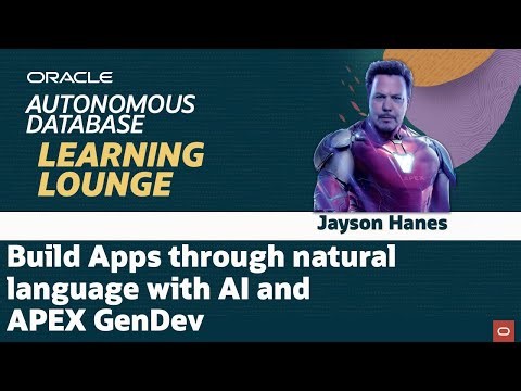 Build Apps through natural language with AI and APEX GenDev
