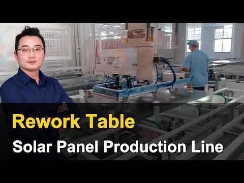 Rework Table (rework after EL NG) | MBB Solar Panel Production Line | EP 13