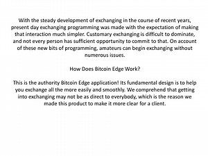 What is Online Trading- Bitcoin Edge.mp4