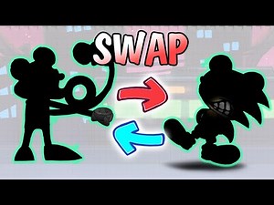 Sunky + Mickey Mouse (Suicide Mouse) FNF Swapping Drawing Speedpaint