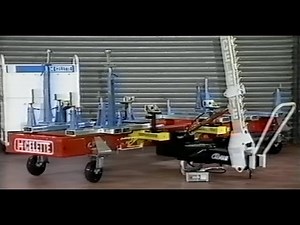 COLLISION REPAIR HISTORY, TRAINING BODY STRAIGHTENING AND FRAME MACHINE, FRAME PULLING BY CELETTE