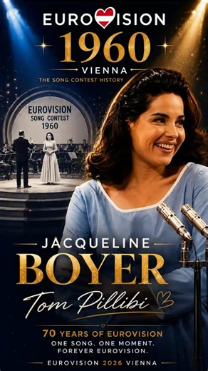 Eurovision 1960 Winner Jacqueline Boyer "Tom Pillibi" in Color/ Farbe #shorts