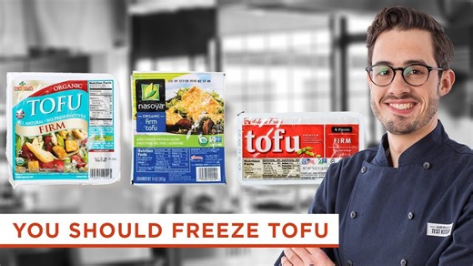 Why freezing your tofu completely changes its culinary texture