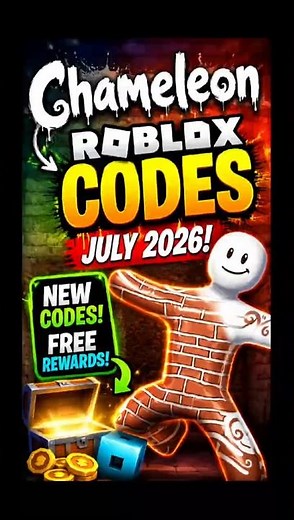 🔥 Chameleon Codes (July 2026) | All NEW Roblox Codes #roblox #codes