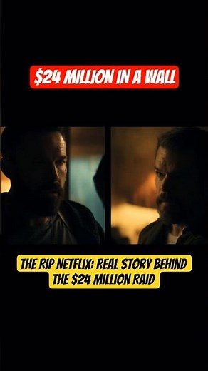 The Rip Netflix: Real Story Behind the $24 Million Raid.#therip #mattdemon #benaffleck #ytshorts