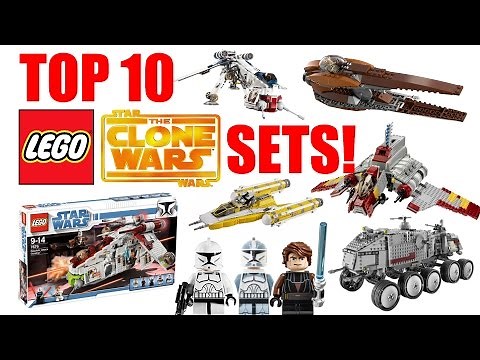 Top 10 LEGO Star Wars The Clone Wars Sets!