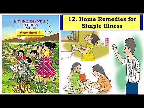 Home Remedies for Simple Illnesses | std 4 | lesson 12 | EVS Part 1 | Maharashtra State Board