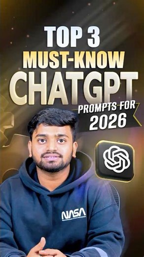 Top 3 Must Know ChatGpt Prompts For 2026 | Intellipaat