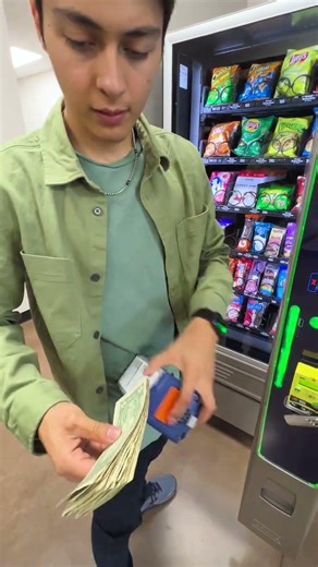 collecting cash from my vending machine