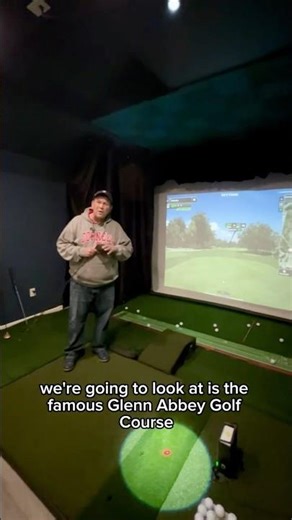 Let’s take a look at the Foresight CoursePlay software for SkyTrak at Glen Abbey GC.