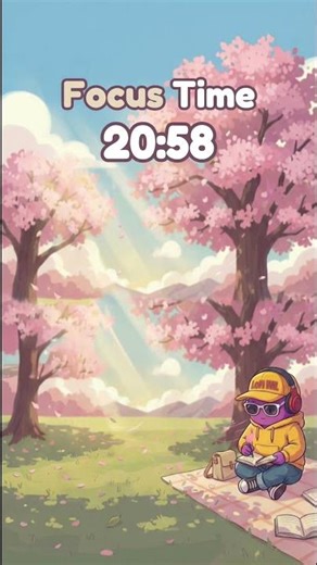 20 min timer for a calm reset