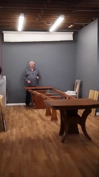 Massive Solid Wood Galveston Dining Table for 20 Guests! #woodworking #solidwood #furniture