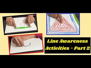 FUN Line Awareness Activities for Children - Part 2 | Visual Perception