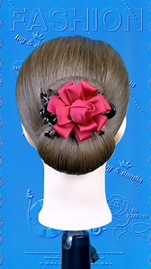 Rose Headdress Fashion All-matching Barrettes #updo #hairstyle | Ivy