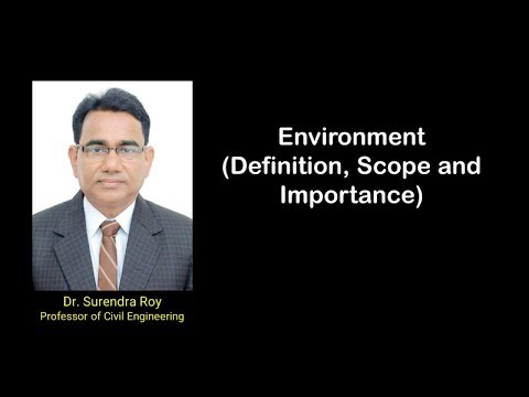 Environment (Definition, Scope and Importance)