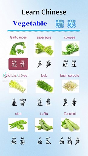 Chinese Vegetables: Learn Mandarin Words for Veggies