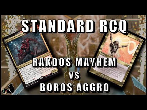 Mayhem or Burn? | Rakdos Mayhem vs Boros Aggro | Competitive Standard RCQ!