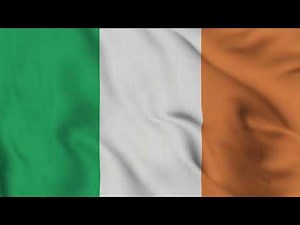 Ireland Flag Waving 4K 🇮🇪 | National Flag of Ireland Animation
