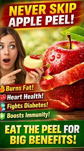 Apple Peel Benefits You Didn’t Know! (Must Watch)