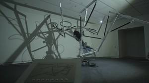 Pioneering artist Stelarc was due to perform live this First Friday with his work, 'Reclining Stickman', a giant nine-metre robot. Enjoy a behind-the-scenes look at Stelarc's project for the '2020 Adelaide Biennial of Australian Art: Monster Theatres' at home instead. #agsaadelaide #monstertheatres #musuemfromhome __ Video: Closer Productions with the support of Flinders University and the Art Gallery of South Australia. | Art Gallery of South Australia