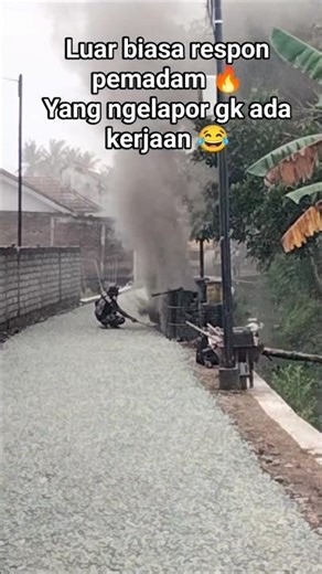 luar biasa respon pemadam kebakaran. dan yang melapor kurang kerjaan🤣🤣🤣