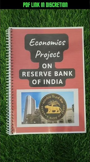 Project On RBI Bank Class 12th || Reserve Bank of India