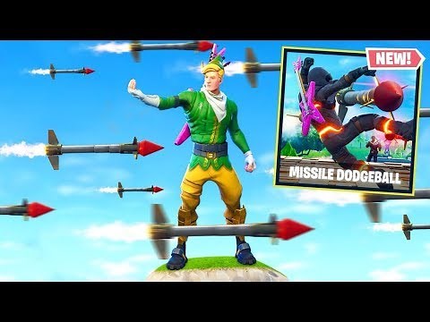 GUIDED MISSILE DODGEBALL *NEW* Custom Gamemode In Fortnite Battle Royale