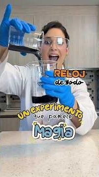 An experiment that seems like magic: “The iodine clock” /Chemical kinetics experiment/ REDOX reac...