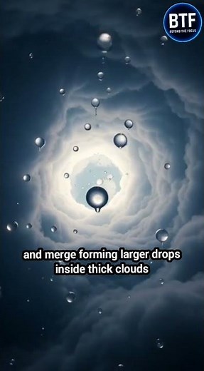 How Rain Really Forms 🌧️ #foryou #shorts #scienceshorts