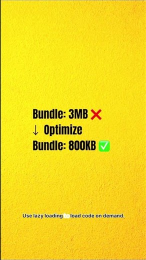 Why Is Your Bundle 3MB? How to Reduce It by 73% 📦 #shorts #youtubeshorts #viral #coding #javascript