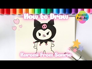 How to Draw Kuromi ✨ | Step-by-Step Sanrio Drawing Tutorial 💜