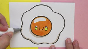 Hola bocetero, hoy dibujare un huevo frito kawaii, puedes ver que dibujar comida kawaii es muy divertido y sencillo. Para tener dibujos kawaii no te puedes perder mi canal de youtube Muykawaii. | 365 Bocetos