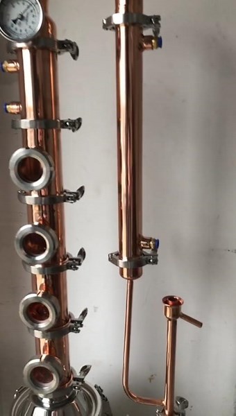 3inch copper reflux column