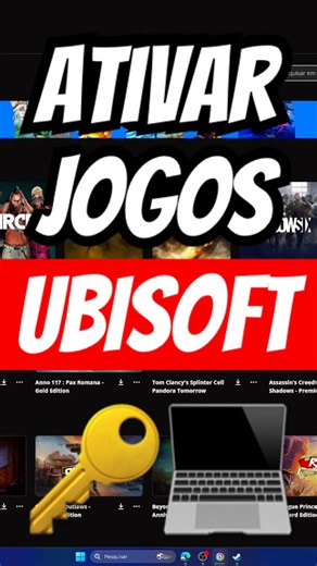 UBISOFT CONNECT - HOW TO ACTIVATE GAMES with A KEY (TUTORIAL) 🔥 #games #shorts #ubisoft