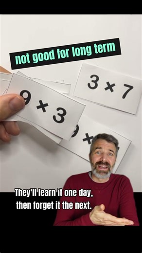 Stop Using Flashcards for Math Facts (Do This Instead)