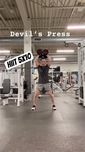 Devil’s Press.#devilspress #hiit #crossfit #fullbodyworkout