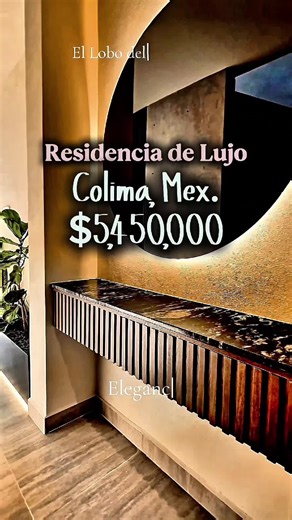Te presento esta Residencia de lujo en Punta Norte Colima, con un valor de $5,450,000 lista para estrenarse #ellobodelrealestate #residenciadelujocolima #casasencolima #inmobiliariacolima #casasmodernas
